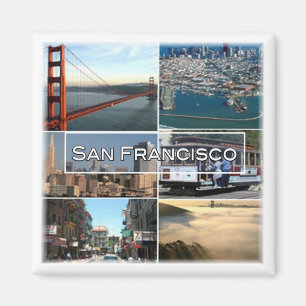 zUS033 SAN FRANCISCO, Mosaic, California, Fridge Magnet