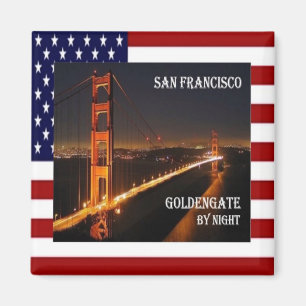 zUS072 SAN FRANCISCO, Golden Gate Bridge, Fridge Magnet