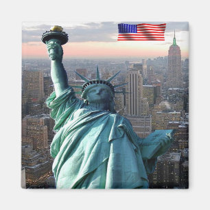 zUS097 NEW YORK CITY,  Statue of Liberty, Fridge Magnet