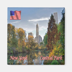 zUS102 CENTRAL PARK,New York City, America, Fridge Magnet