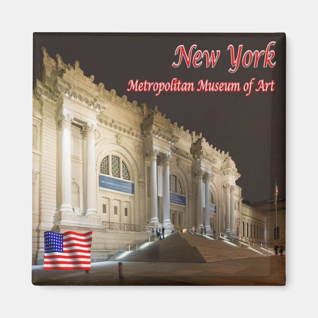 zUS103 METROPOLITAN MUSEUM OF ART,New York, Fridge Magnet (Front)