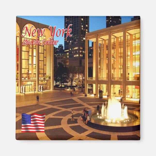 zUS106 NEW YORK CITY, Lincoln Center, Fridge Magnet (Front)