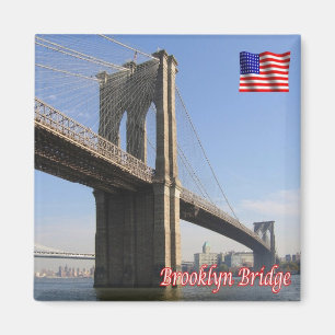 zUS112 BROOKLYN Bridge, New York City, Fridge Magnet
