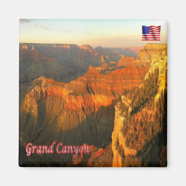zUS137 GRAND CANYON National Park, Arizona, Fridge Magnet (Front)