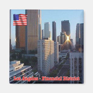 zUS173 LOS ANGELES, Financial District, Fridge Magnet