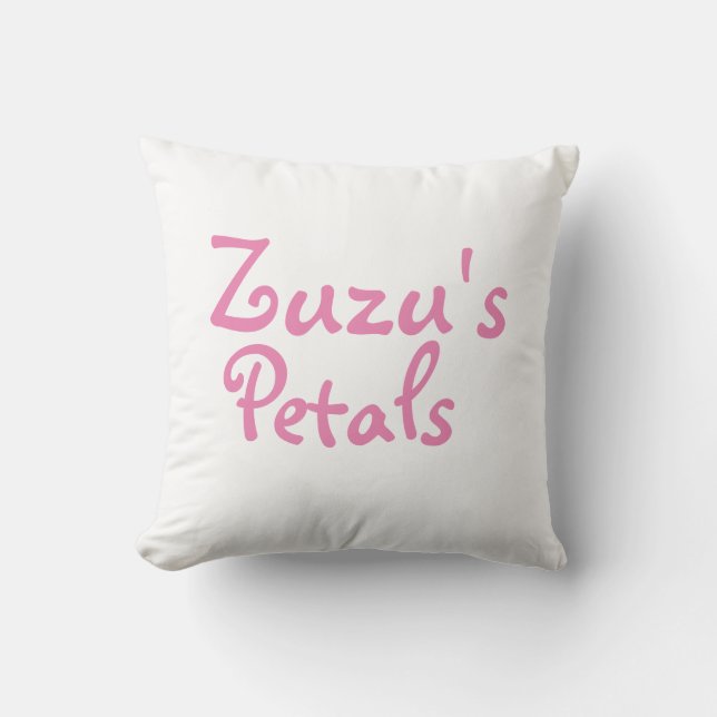 ZUZU'S PETALS Throw Pillow (Front)