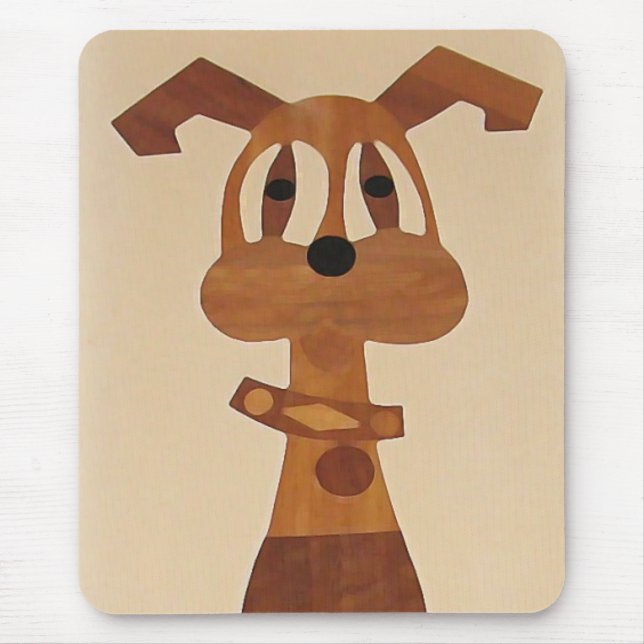 ZV- Cute funky dog mousepad (Front)
