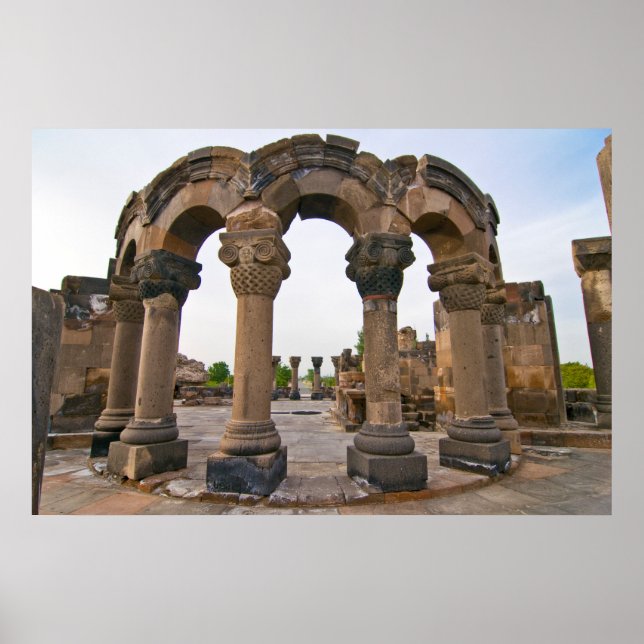 Zvartnots Cathedral Ruins Poster (Front)