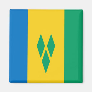 zVC001 SAINT VINCENT and GRENADINES, Flag, Fridge Magnet