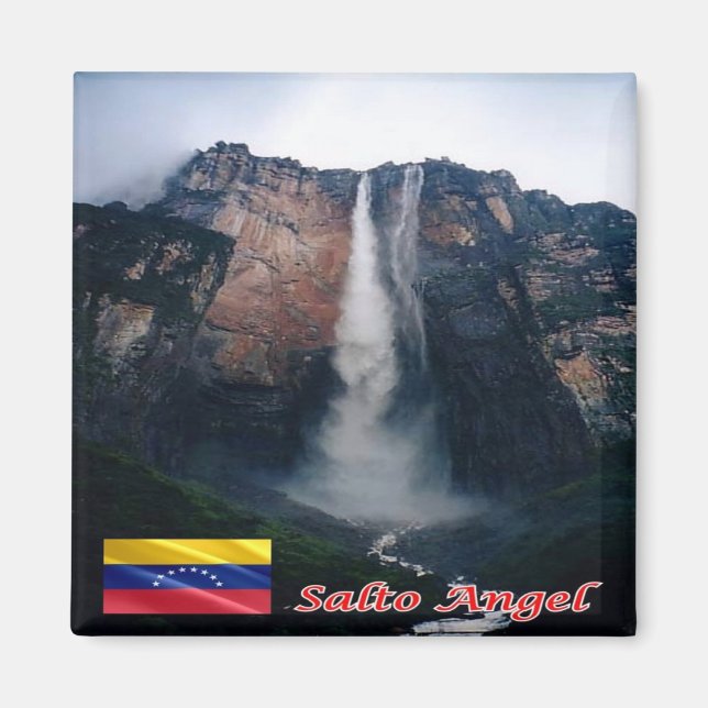 zVE003 ANGEL FALLS, Venezuela, America, Fridge Magnet (Front)