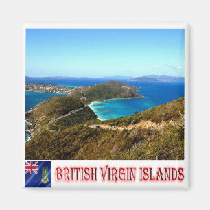 zVG006 BRITISH VIRGIN ISLANDS, Gorda Peak, Fridge Magnet