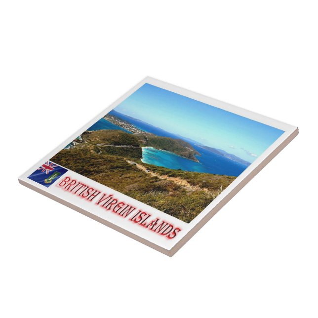 zVG006 BRITISH VIRGIN ISLANDS, Gorda Peak, Tile (Side)