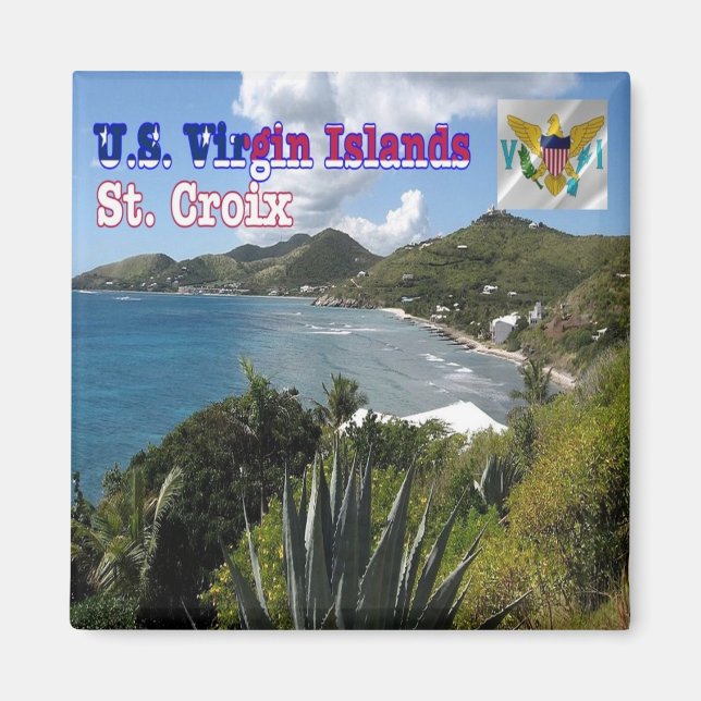 zVI007 SAINT CROIX,Virgin Islands, America, Fridge Magnet (Front)