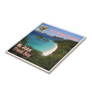 ZVI011 ST. JOHN, Trunk Bay, Viegin Islands, Tile