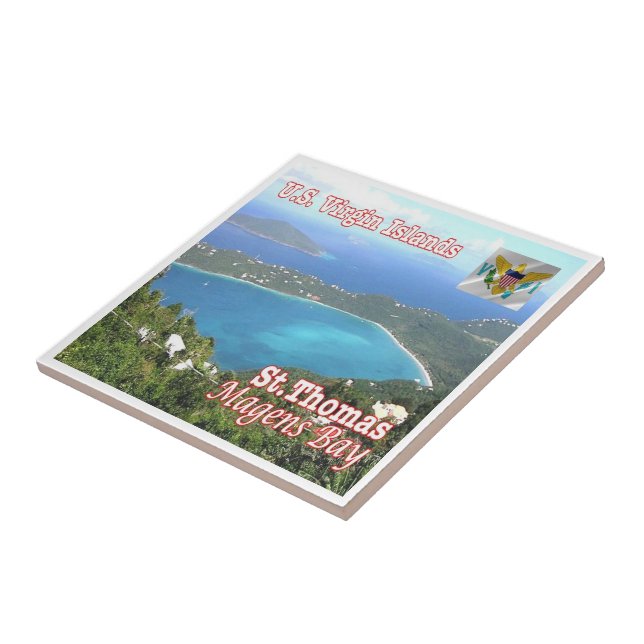 zVI012 SAINT THOMAS, Magens Bay, Virgin islands, Tile (Side)