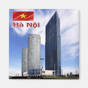 zVN010 HANOI, Vietnam, Landmark Tower, Fridge Magnet
