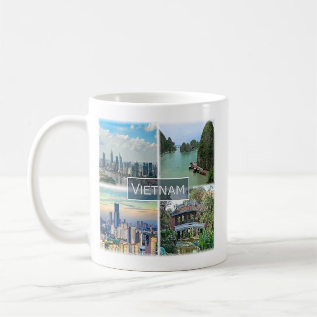 zVN012 VIETNAM, Mosaic, Asia, Coffee Mug (Left)