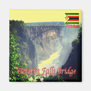 ZW - Zimbabwe - Victoria Falls - Bridge Magnet
