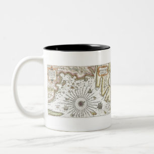 Zweden tussen Kalmar en Stockholm Joannes van Doet Two-Tone Coffee Mug