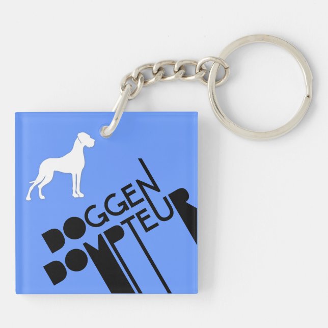 Zwei Seiten bedruckt Key Ring (Back)