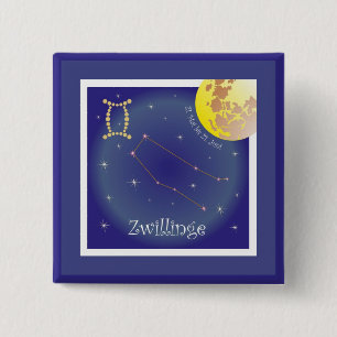 Zwillinge 21. Mai bis 21. Juni Buttons