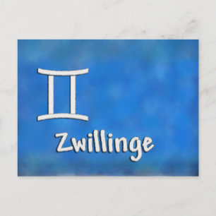 Zwillinge Postcard