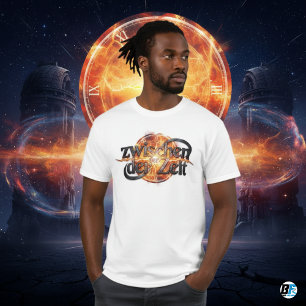 Zwischen Der Zeit-Sci-Fi Time Infinity Clock Logo  T-Shirt