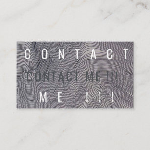 Zwissl Contact Me Adresscard Grey Business Card