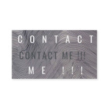 Zwissl Contact Me Adresscard Grey