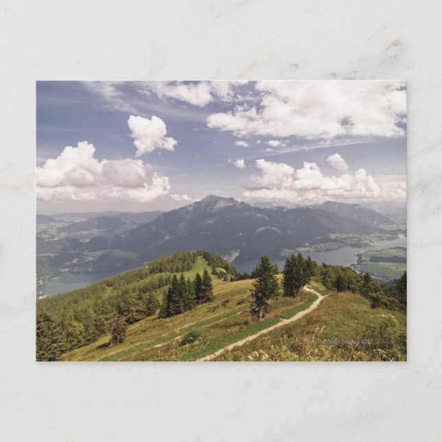 zwoelferhorn, wolfgangsee, salzburg,salzburger 2 postcard (Front)