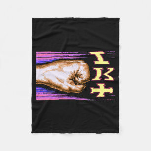 Zx Spectrum C64 Karate 8-bit Retro  Fleece Blanket