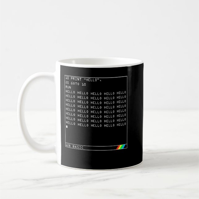 ZX Spectrum geek code Essential T Shirt Coffee Mug (Left)