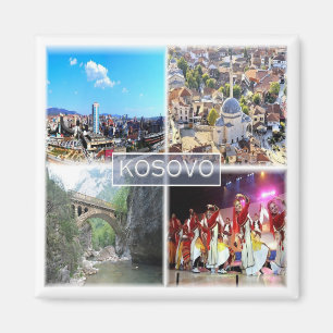 zXK005 KOSOVO, Europe, Fridge Magnet