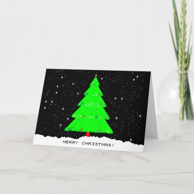 ZXSpectrum Christmas. Holiday Card (Front)