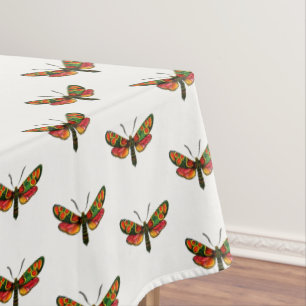Zygaena carniolica - The Crepuscular Burnet Moth Tablecloth