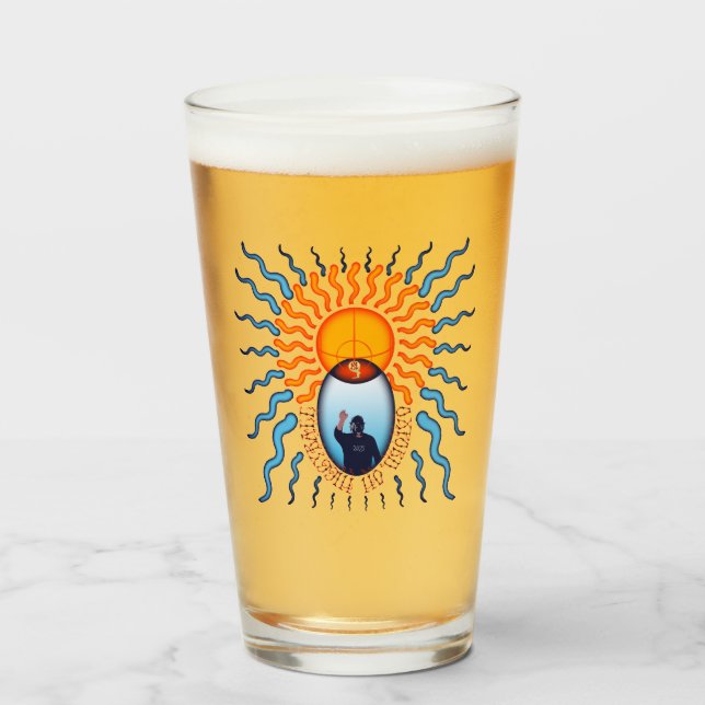 Zygote Zealot Pint Glass (Front Filled)