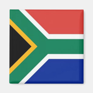 zZA001 SOUTH AFRICA, Flag, Africa, Fridge Magnet