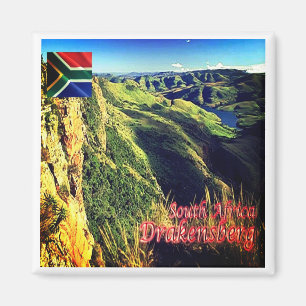 zZA010 DRAKENSBERG, Panorama, South Africa, Fridge Magnet