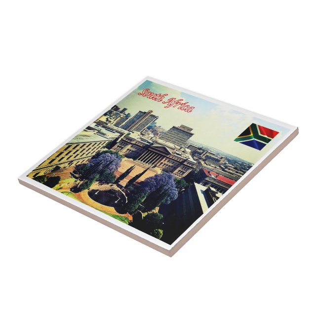 zZA022 SOUTH AFRICA, Wits University, Tile (Side)