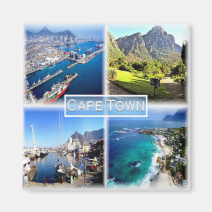 zZA025 CAPE TOWN, Mosaic, Clifton, Fridge Magnet