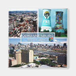zZA026 JOHANNESBURG, Mosaic, South Africa, Fridge Magnet