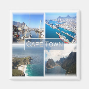 zZA031 CAPE TOWN, South Africa, Fridge Magnet