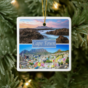 zZA033 CAPE TOWN ,South Africa, Ceramic Ornament