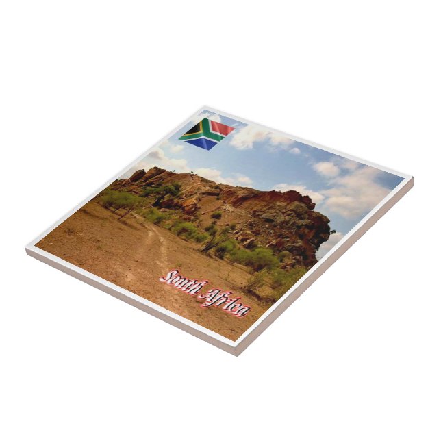 ZzA036 SOUTH AFRICA,  Mapungubwe Hill, Tile (Side)
