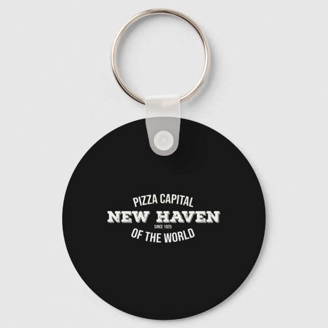 Zza Catal Ct I Love New Haven Azza Pride Gi T Shir Key Ring (Front)