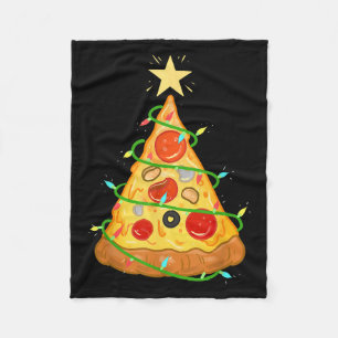 Zza Christmas Tree Zza Lover Gift  Fleece Blanket