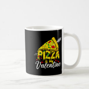 Zza Is My Valentine Day Hearts Eat Food Boys Coffee Mug
