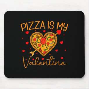 Zza Is My Valentine Fast Food Zza Heart Valent  Mouse Mat