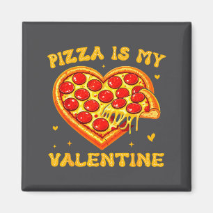 Zza Is My Valentine Funny Valentines Day Heart Magnet