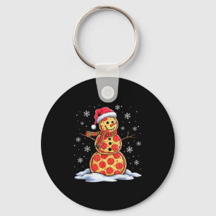 Zza Snowman - Santa Hat - Christmas Zza Party - Fu Key Ring
